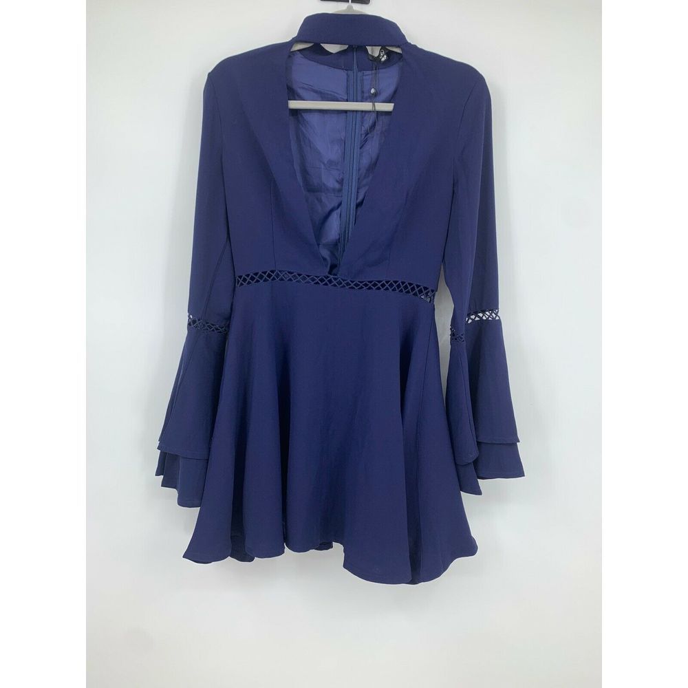Missguided‎ Womens 6 Dress High Neck Dark Moody Romantic Whimsigoth Fairy NEW
